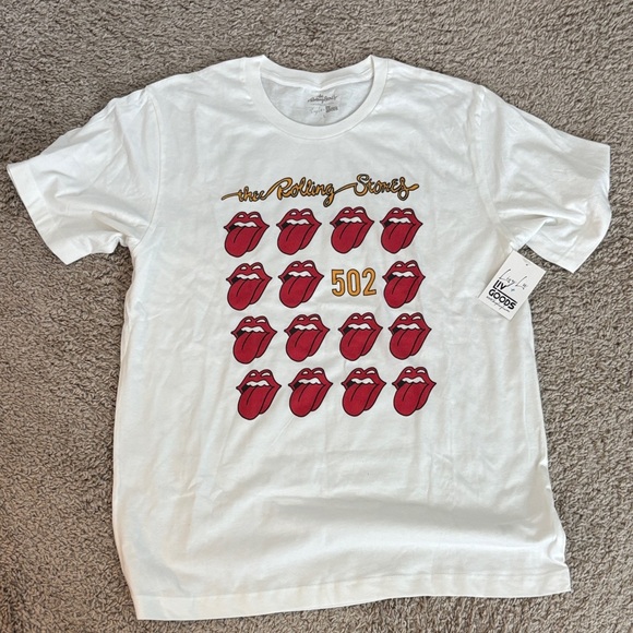the Rolling Stones Tops - NWT The Rolling Stones White Tee